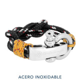 Pulsera - Anzio Double Knot Black II Stainless Steel