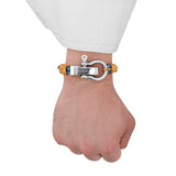Pulsera - Anzio Double Knot Blue II Stainless Steel