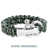 Pulsera - Grass Green Camo Stainless Steel