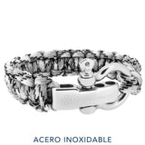 Pulsera - Grey Camo Stainless Steel