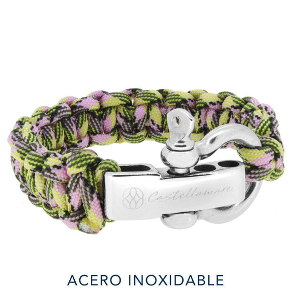 Pulsera - Rose Pink Camo Stainless Steel